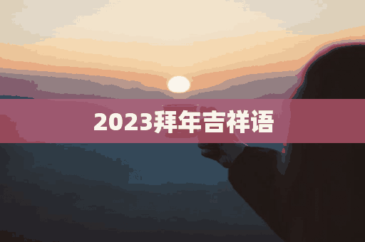 2023拜年吉祥语